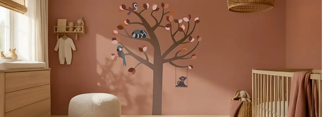 Terracotta babykamer inspiratie